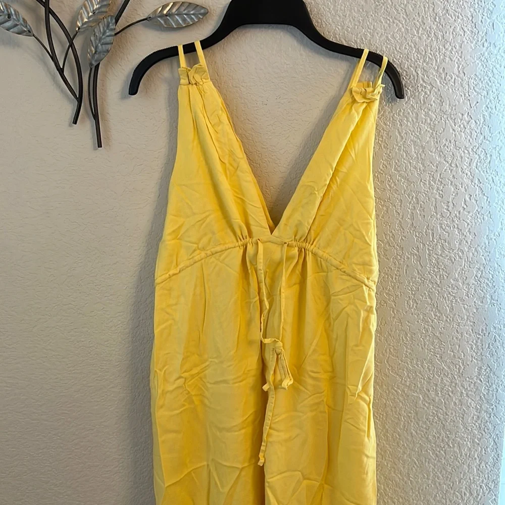 MAJORELLE Esther Midi Dress In Canary Yellow - Picture 5 of 11